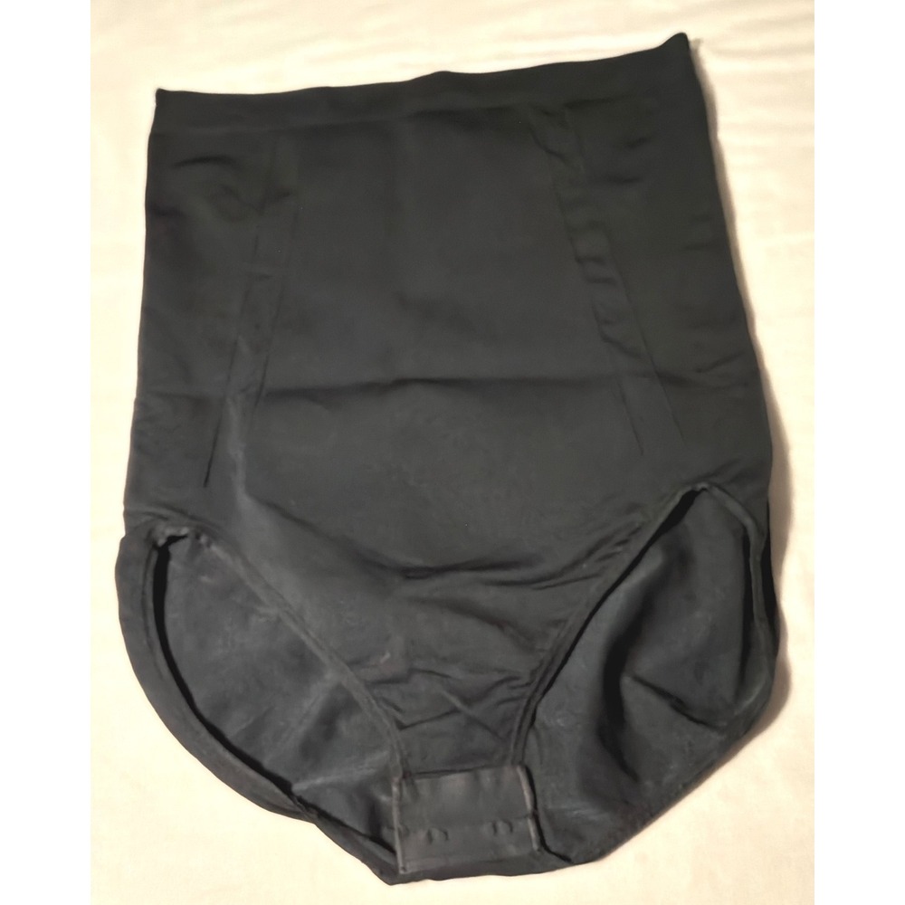 Spanx High Waisted Shapewear Briefs Black Firm Control Size Large L/G